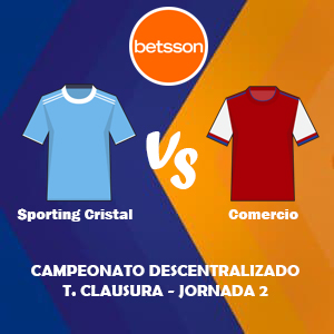 Betsson Perú, Pronóstico Sporting Cristal vs Comercio| Jornada 2 – Liga 1 de Perú