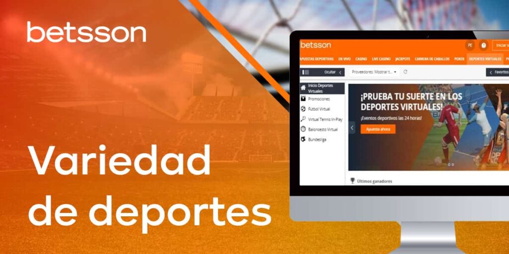 Variedad de deportes para apostar en Betsson