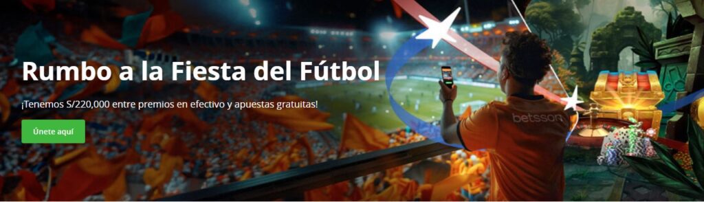 Betsson casino online - Rumbo a la Fiesta del Fútbol