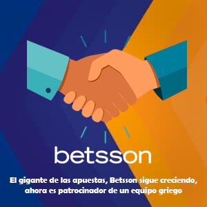 El gigante de las apuestas, Betsson sigue creciendo, ahora es patrocinador de un equipo griego