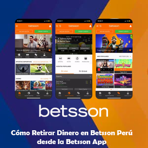 Cómo retirar dinero en Betsson Perú desde la Betsson App